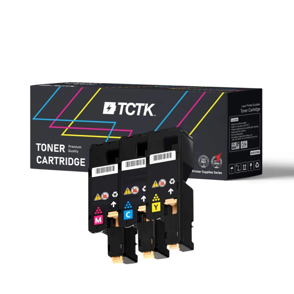 Multipack (3) Toners CMY (zonder zwart) Compatibel met Xerox Phaser, WorkCentre - Vervangt 106R01627